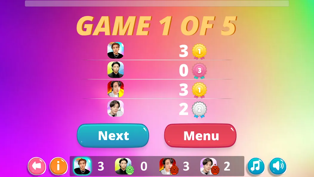 Bangtan Memory (Бангтан Мемори) [МОД Много денег] APK Android Screenshot 5