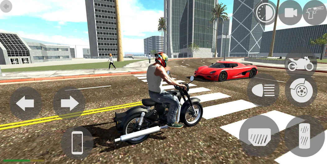 Indian Bikes Driving 3D (Индийские мотоциклы Вождение 3D) [МОД Unlocked] APK Android Screenshot 3