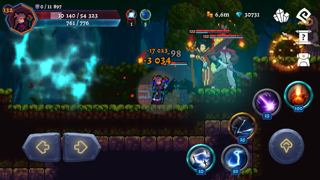 Darkrise - Pixel Action RPG (Даркрайс) [МОД Бесконечные монеты] APK Android Screenshot 1