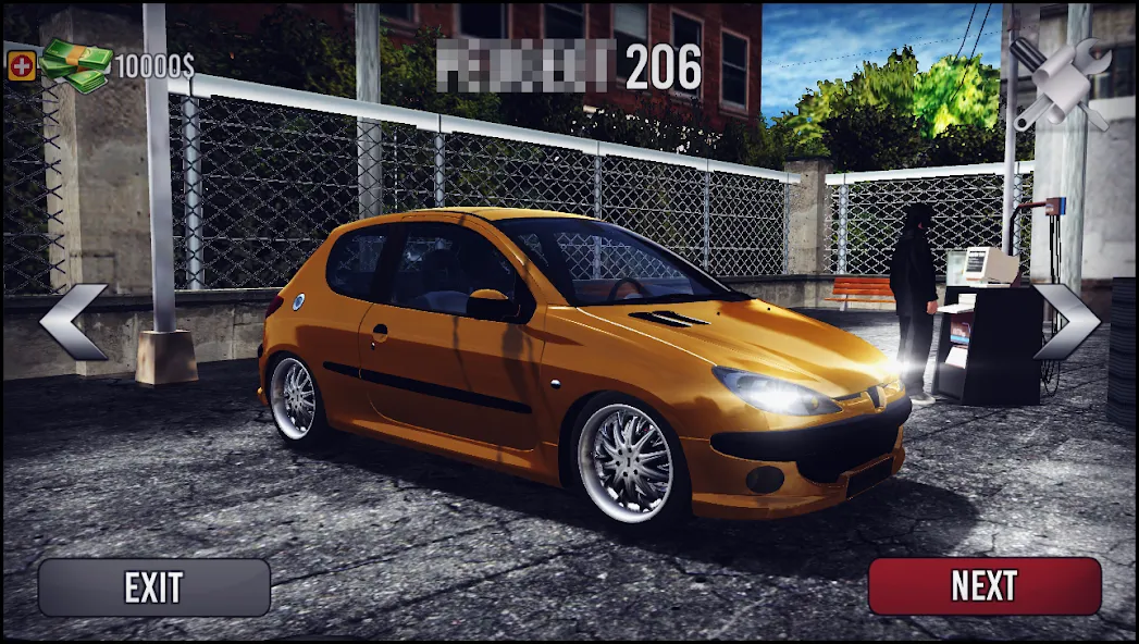 206 Drift Simulator (Дрифт Симулятор) [МОД Unlocked] APK Android Screenshot 1