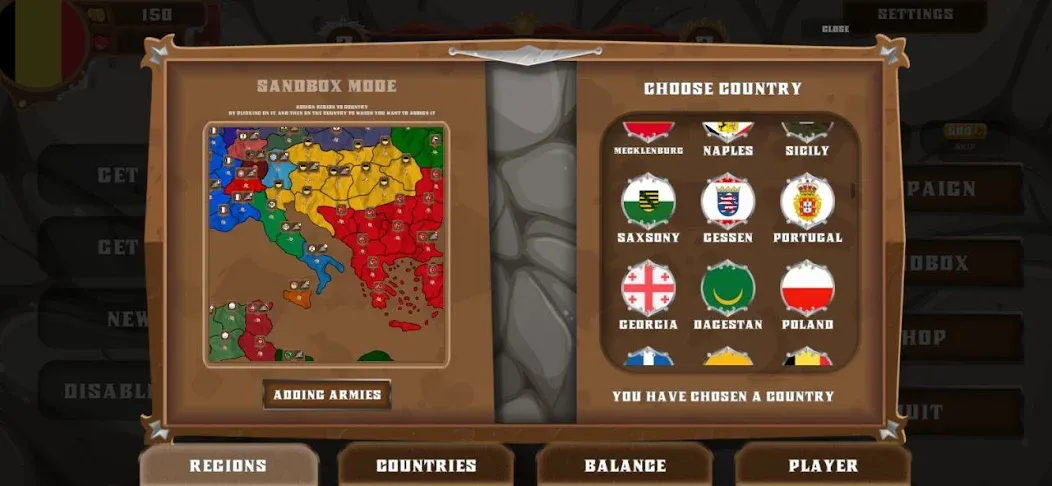 World conquest: Europe 1812 (Всемирное завоевание) [МОД Много денег] APK Android Screenshot 2