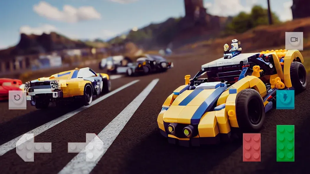 Block Car Wars Brick Car Crash (Блок Автомобильные Войны Кирпич Автомобильная Авария) [МОД Все открыто] APK Android Screenshot 1