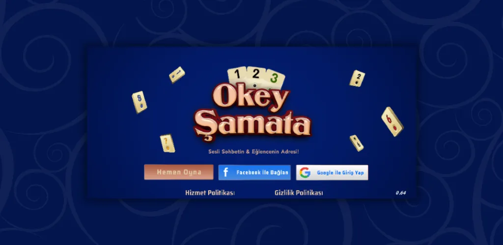 Okey Şamata - Sesli Sohbet [МОД Unlocked] APK Android Screenshot 1