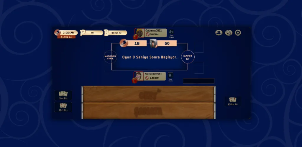 Okey Şamata - Sesli Sohbet [МОД Unlocked] APK Android Screenshot 2