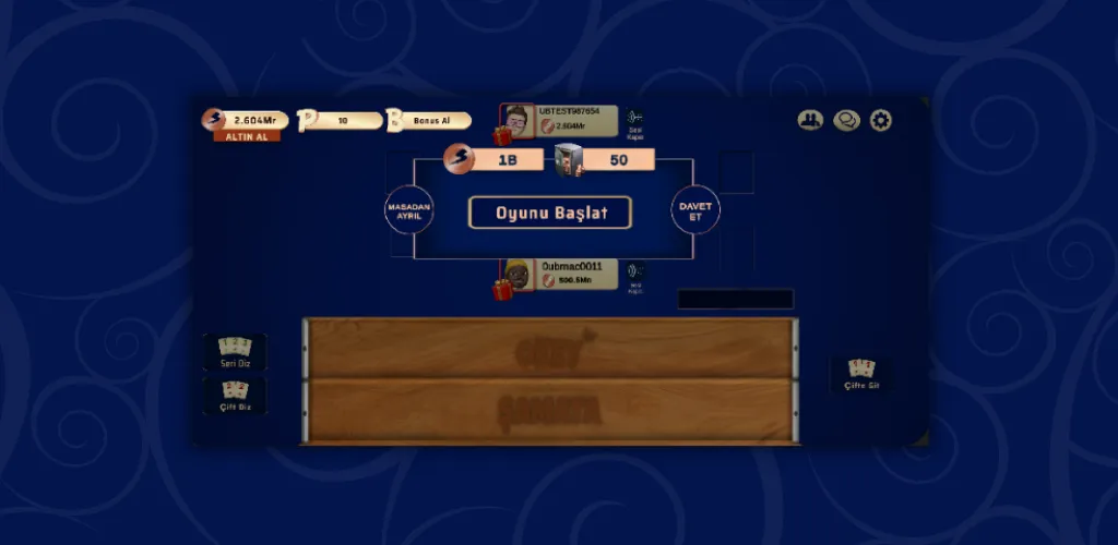 Okey Şamata - Sesli Sohbet [МОД Unlocked] APK Android Screenshot 3