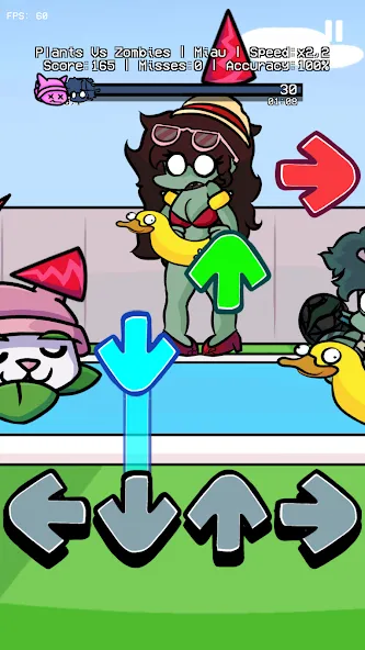 Plants vs Rappers Beat Battles (ФНФ Растения против Рэп Фанкеров мод) [МОД Меню] APK Android Screenshot 1