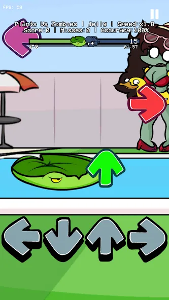 Plants vs Rappers Beat Battles (ФНФ Растения против Рэп Фанкеров мод) [МОД Меню] APK Android Screenshot 2