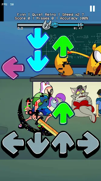 Corrupted Finn Darkness Battle (ФНФ Финн Пибби Корруптед Мод) [МОД Бесконечные монеты] APK Android Screenshot 3