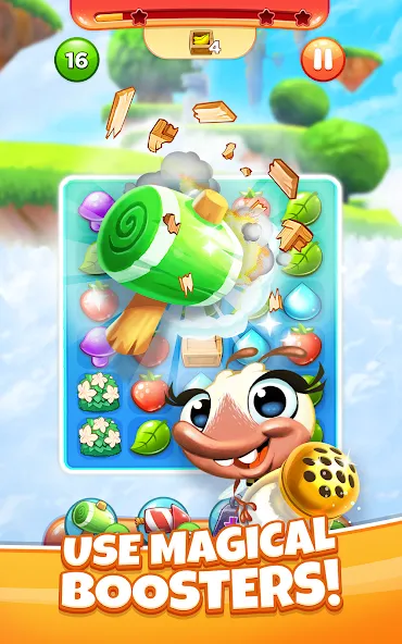 Match 3 Game - Fiends Stars (Матч 3 Игра) [МОД Все открыто] APK Android Screenshot 2