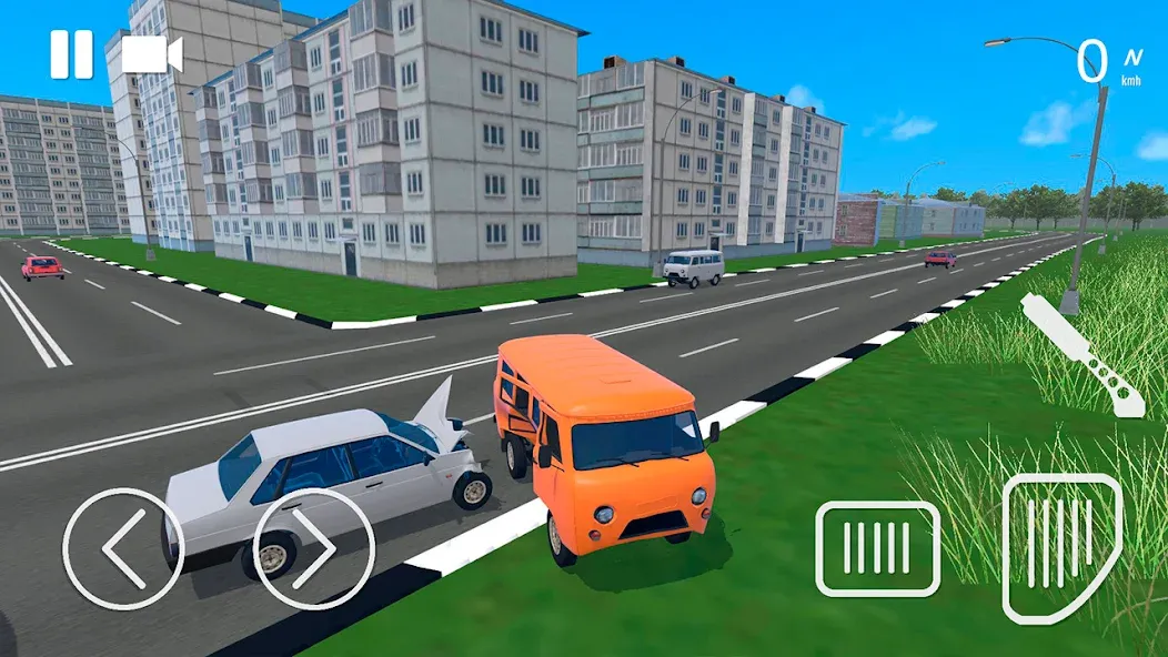 Russian Car Crash Simulator (Рашн Кар Краш Симулятор) [МОД Бесконечные монеты] APK Android Screenshot 4