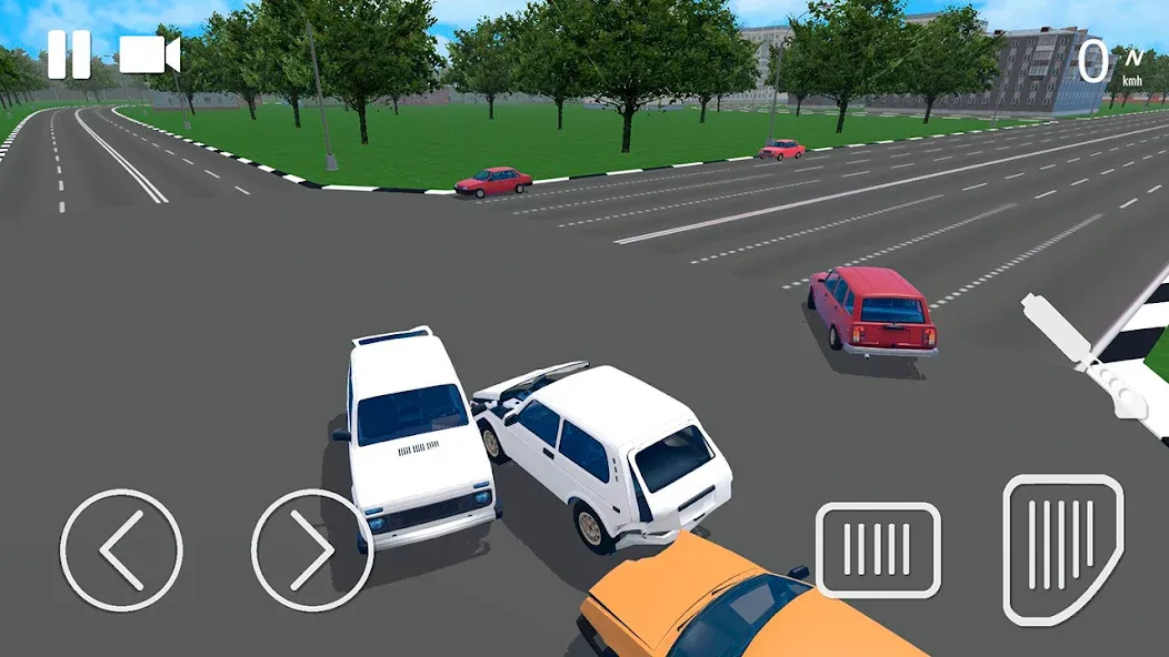 Russian Car Crash Simulator (Рашн Кар Краш Симулятор) [МОД Бесконечные монеты] APK Android Screenshot 5