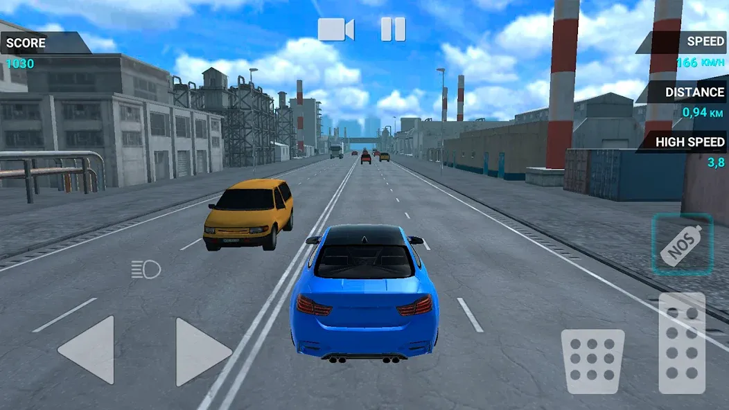 Traffic Racer Speeding Highway (Трафик Рейсер Скоростная Шоссе) [МОД Unlocked] APK Android Screenshot 4