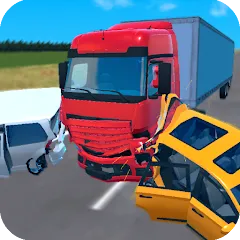 Truck Crash Simulator Accident (Симулятор ДТП с грузовиком) [МОД Mega Pack] APK Android