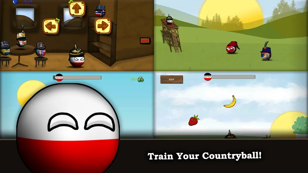 Countryball: Europe 1890 (Кантриболл) [МОД Бесконечные монеты] APK Android Screenshot 4