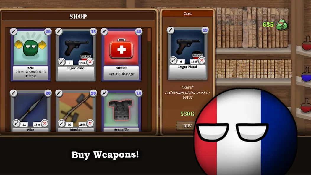 Countryball: Europe 1890 (Кантриболл) [МОД Бесконечные монеты] APK Android Screenshot 5