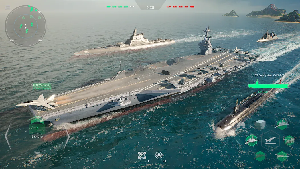 Modern Warships: Naval Battles (МОДЕРН ВАРШИПС) [МОД Много денег] APK Android Screenshot 2