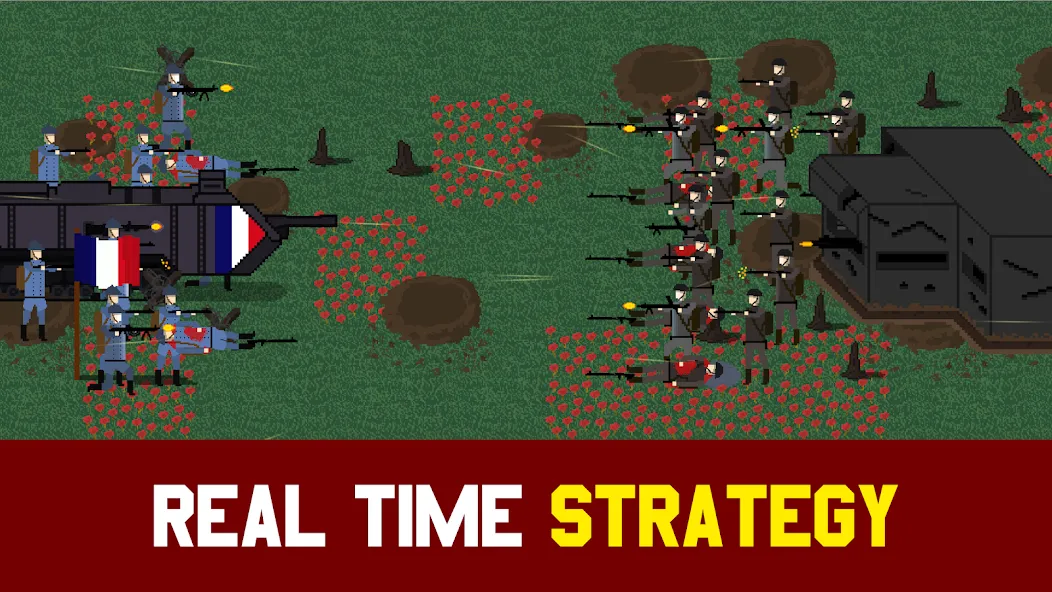 Trench Warfare 1917: WW1 RTS (Траншейная война 1917) [МОД Premium] APK Android Screenshot 1