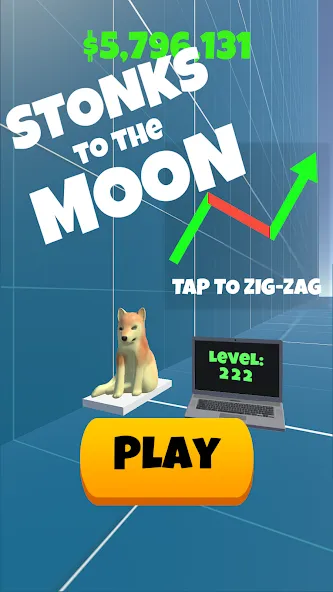 Stonks To The Moon (Стонкс ту зе Мун стоки на Луну) [МОД Premium] APK Android Screenshot 1