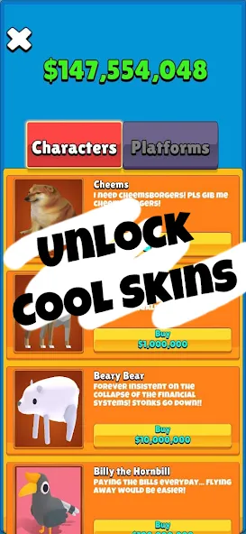 Stonks To The Moon (Стонкс ту зе Мун стоки на Луну) [МОД Premium] APK Android Screenshot 4