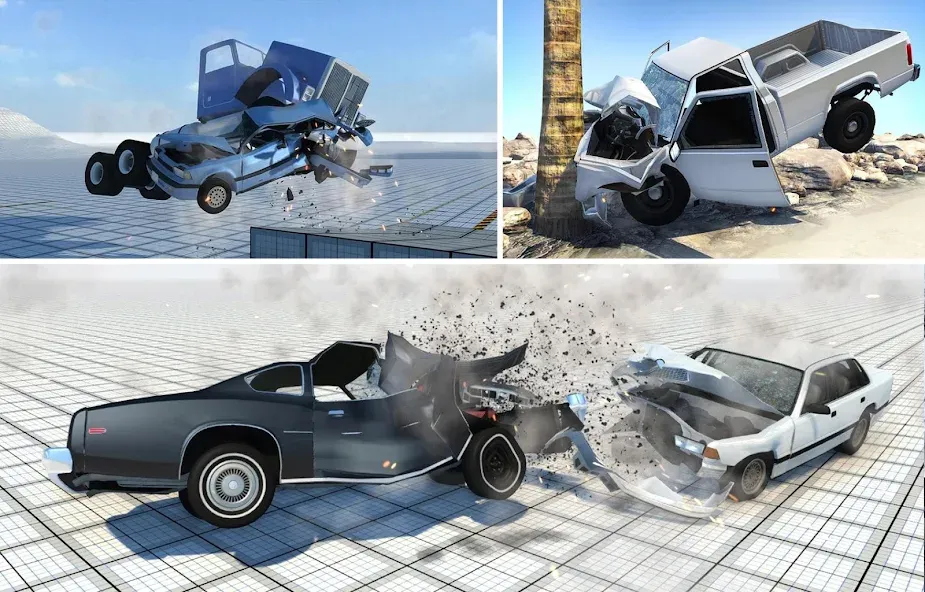 Car Crash Damage Engine Wreck (Кар Крэш Дамаг Энджин Врек) [МОД Premium] APK Android Screenshot 3