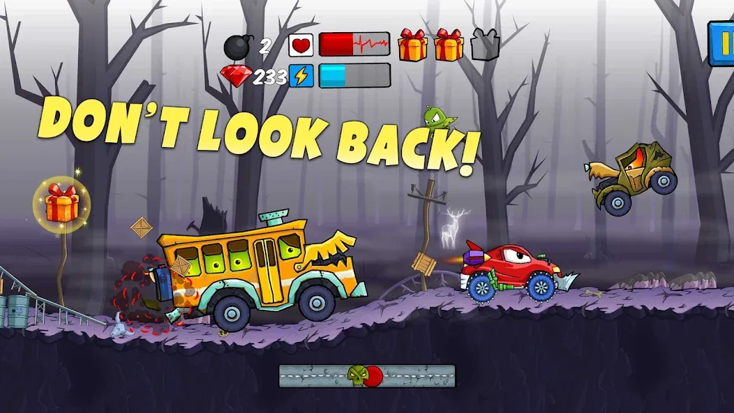 Car Eats Car - Apocalypse Race (Кар Итс Кар) [МОД Все открыто] APK Android Screenshot 2
