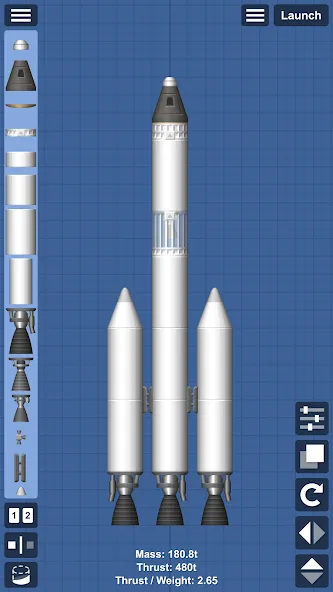 Spaceflight Simulator (Спейсфлайт Симулятор) [МОД Unlocked] APK Android Screenshot 1