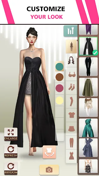 Doll Dress Up:Makeover Girls [МОД Бесконечные монеты] APK Android Screenshot 4