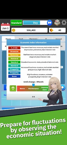 Stock Game - Capitalism [МОД Бесконечные монеты] APK Android Screenshot 5