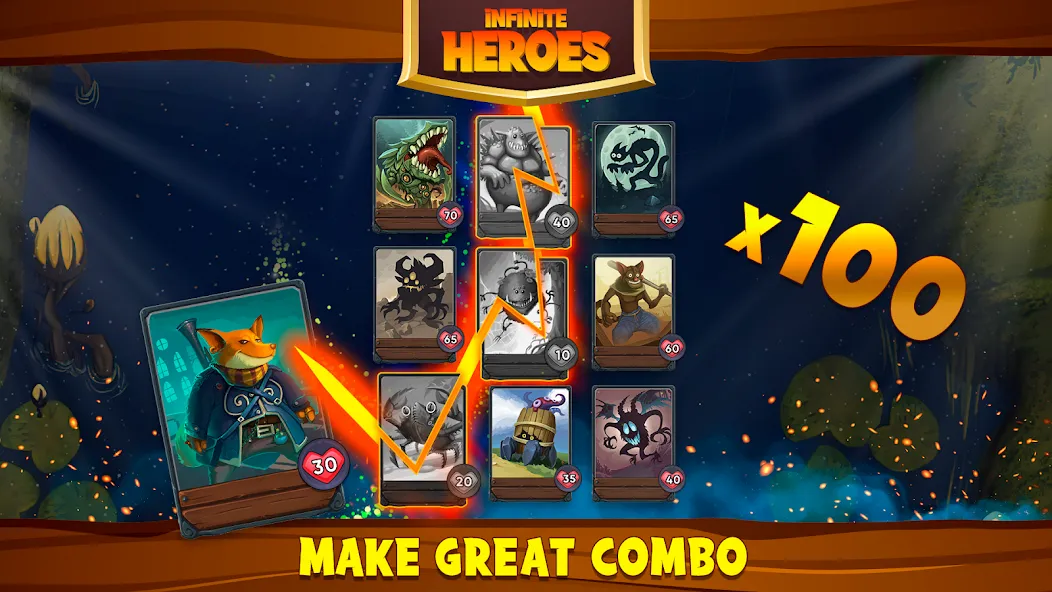 Card Dungeons: Rouge RPG (Кард Данжены) [МОД Premium] APK Android Screenshot 4