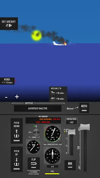 Flight Simulator 2d - sandbox [МОД Много денег] APK Android Screenshot 4