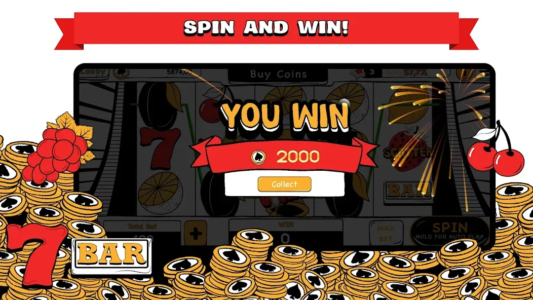 B&W Casino [МОД Premium] APK Android Screenshot 5