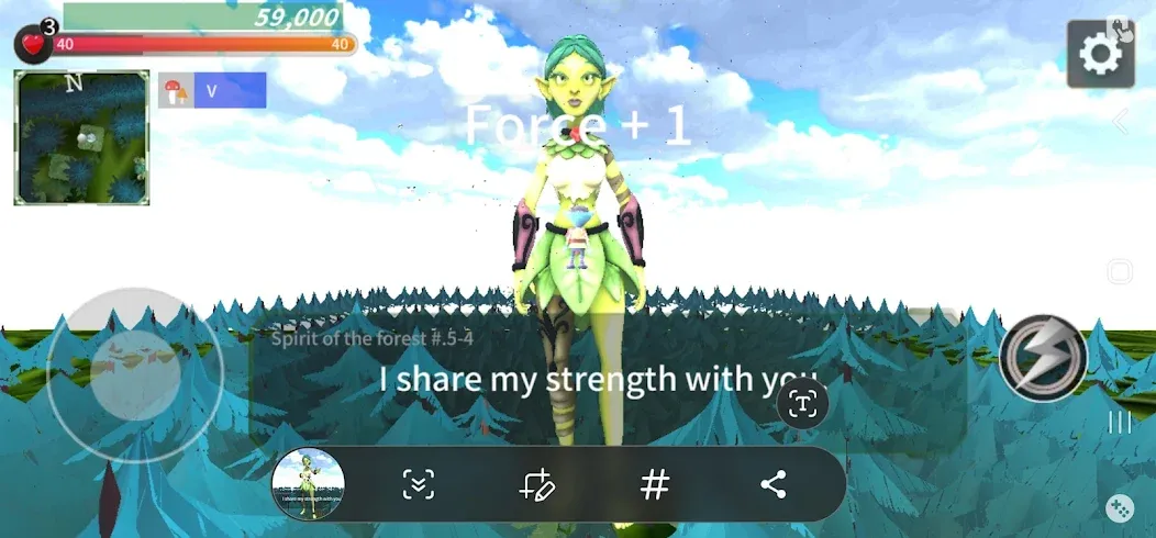 Forest Dimensions (Форест Дименшнс) [МОД Много денег] APK Android Screenshot 2