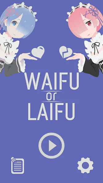Waifu or Laifu (Вайфу или Лайфу) [МОД Все открыто] APK Android Screenshot 1