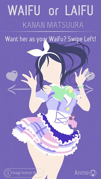 Waifu or Laifu (Вайфу или Лайфу) [МОД Все открыто] APK Android Screenshot 3