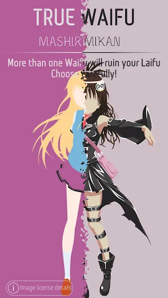 Waifu or Laifu (Вайфу или Лайфу) [МОД Все открыто] APK Android Screenshot 4