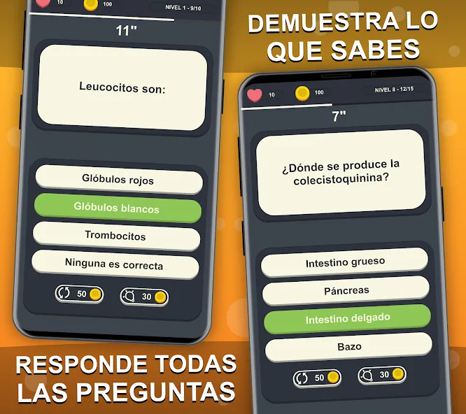 Doctor Trivia - Quiz Medicina (Доктор Тривия) [МОД Все открыто] APK Android Screenshot 4