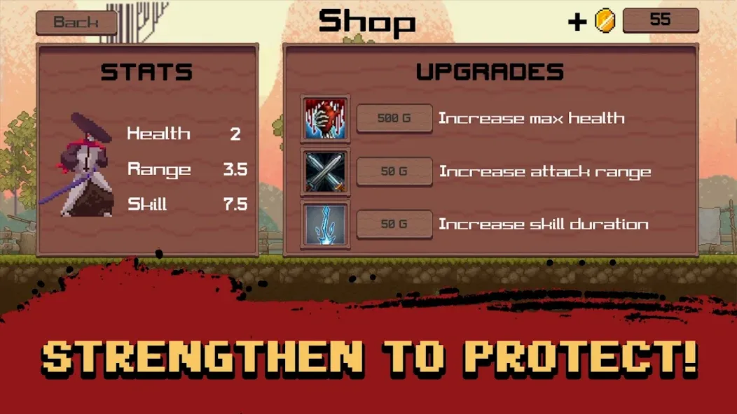 Thunder Samurai Defend Village (Сэндер Самурай Защищает Деревню) [МОД Premium] APK Android Screenshot 3