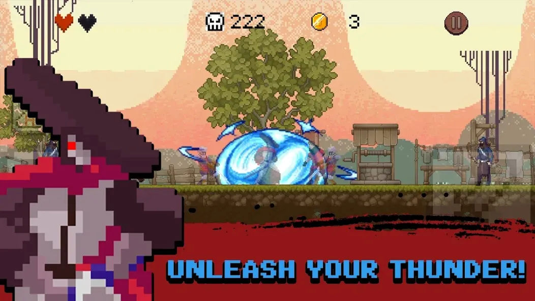 Thunder Samurai Defend Village (Сэндер Самурай Защищает Деревню) [МОД Premium] APK Android Screenshot 4