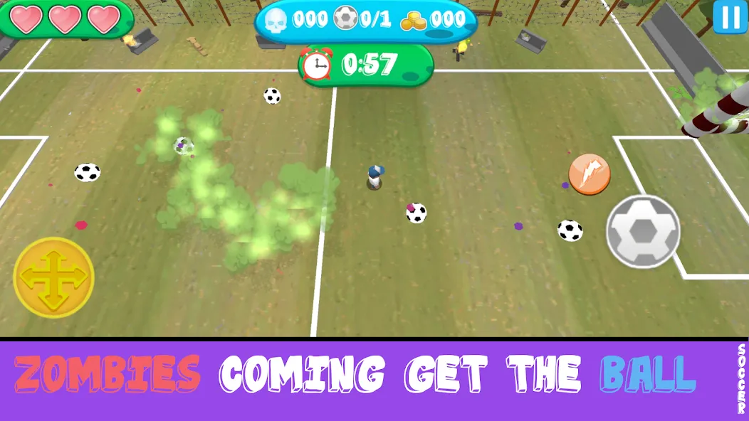 Soccer Apocalypse Survival (Соккер Апокалипсис Сурвивал) [МОД Premium] APK Android Screenshot 3