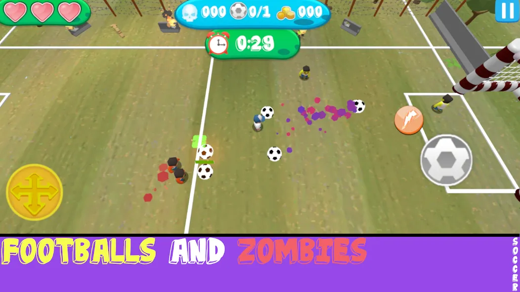 Soccer Apocalypse Survival (Соккер Апокалипсис Сурвивал) [МОД Premium] APK Android Screenshot 4