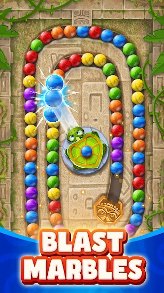 Marble Woka Woka: Jungle Blast [МОД Бесконечные монеты] APK Android Screenshot 1