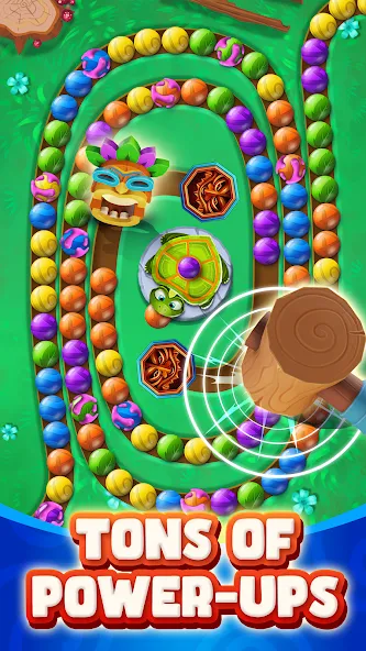 Marble Woka Woka: Jungle Blast [МОД Бесконечные монеты] APK Android Screenshot 2