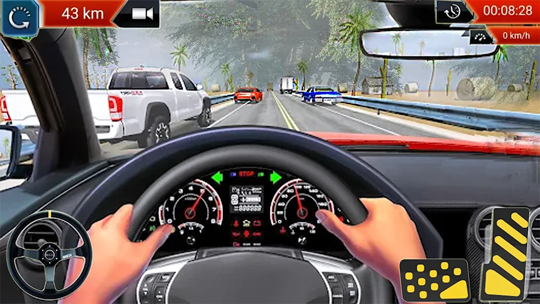 Car Highway Racing for Speed (Трафик Рейсер Трафик игры) [МОД Бесконечные монеты] APK Android Screenshot 3