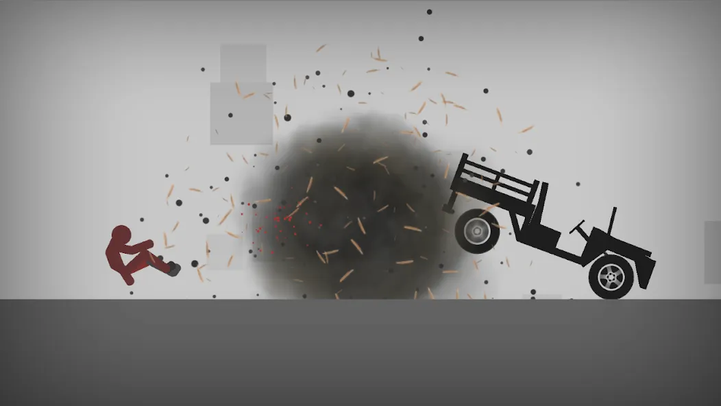 Stickman Dismounting (тикман Дисмаунтинг) [МОД Много денег] APK Android Screenshot 1