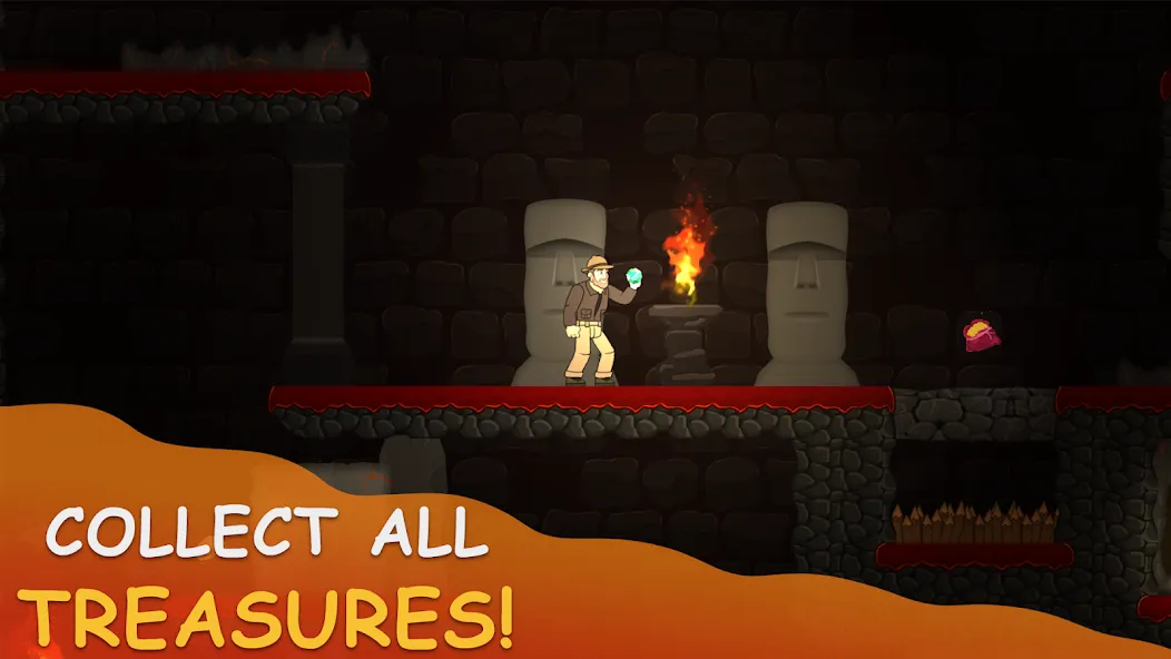 Volcano Escape (Вулканическое бегство) [МОД Mega Pack] APK Android Screenshot 1