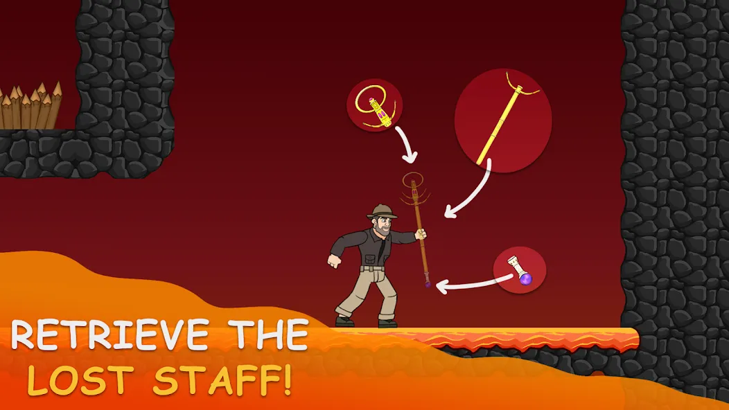 Volcano Escape (Вулканическое бегство) [МОД Mega Pack] APK Android Screenshot 5