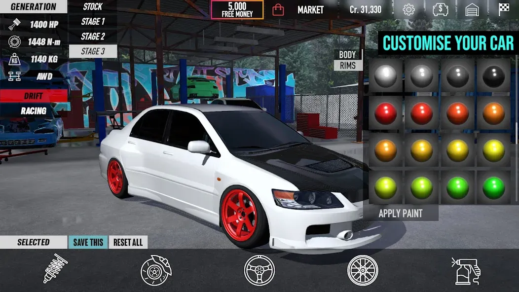 The Touge (Зе Тоуге) [МОД Premium] APK Android Screenshot 4
