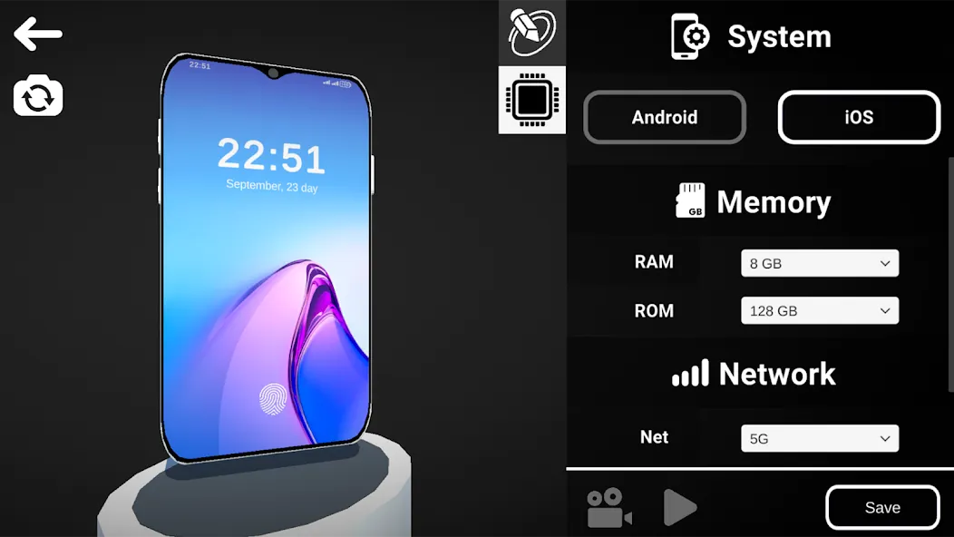 Phone Simulator - 3D Maker (Фоун Симулятор) [МОД Unlocked] APK Android Screenshot 1