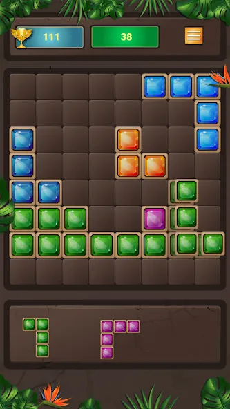 Block Puzzle (Блокголоволомка) [МОД Меню] APK Android Screenshot 1