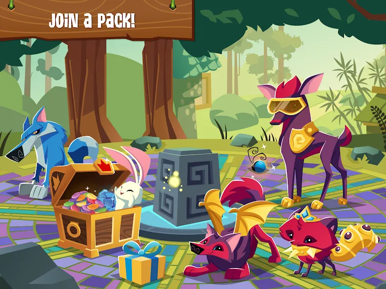 Animal Jam (Анимал Джем) [МОД Все открыто] APK Android Screenshot 2